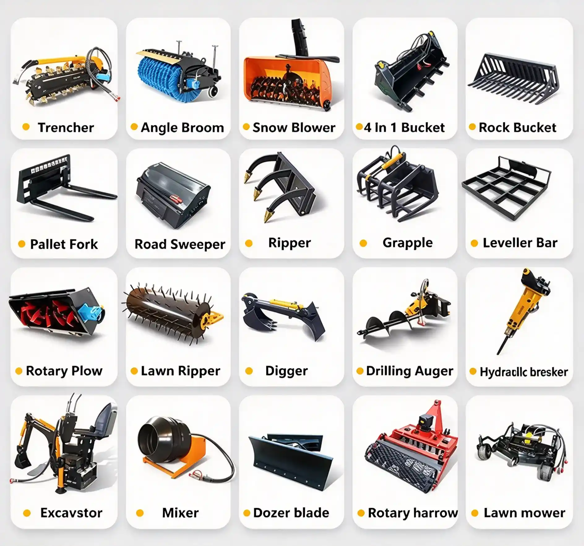 Skid Steer Loader Attachments